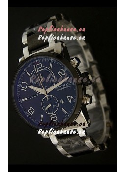 Montblanc FlyBack Chronometer Watch in Dark Black Dial
