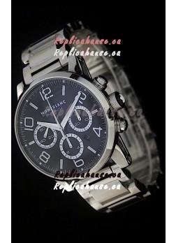 Mont Blanc Meisterstuck FlyBack chronometer Watch in Steel Casing
