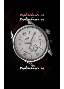Mont Blanc Star Chrono Watch in White Dial