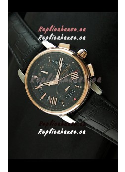 Mont Blanc Automatic Chronograph Japanese Replica Watch Black Dial