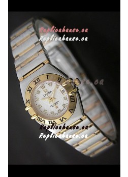 Omega Constellation Ladies Japanese Quartz Watch in Rose Gold