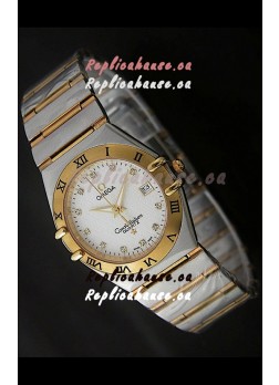 Omega Constellation Quartz in Pink Gold Two ToneCasing
