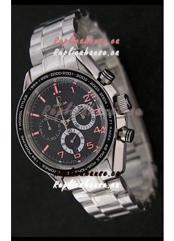 Omega SpeedMaster Quartz in Black Dial