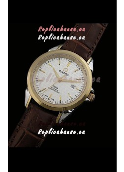 Omega Deville Escapement Mechanical Watch in White Dial