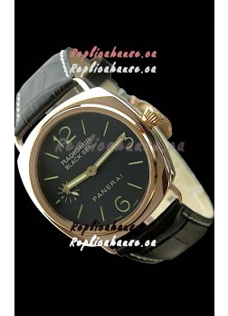 Panerai Radiomir Black Seal Swiss Watch in Pink Gold