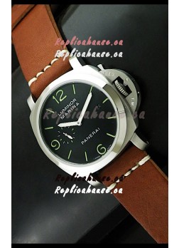 Luminor Panerai Japanese Replica Automatic Watch in Black Dial