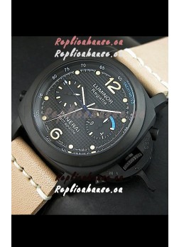 Panerai Luminor Regatta Rattrapante Japanese Replica PVD Watch