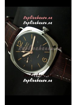 Panerai Radiomir PAM421 GMT Japanese Replica Watch in Black Dial