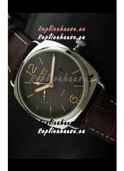 Panerai Radiomir GMT Japanese Replica Watch in Off Black Dial