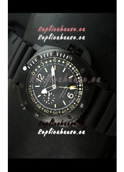 Panerai Luminor Submersible PAM193 Japanese Replica Watch Black Dial