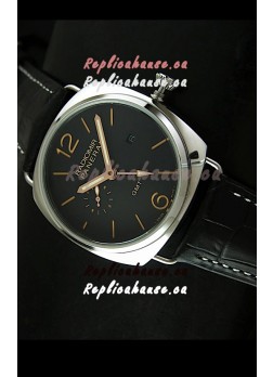 Panerai Radiomir GMT Japanese Replica Watch in Black Dial