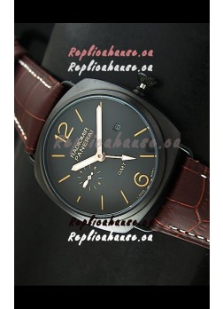 Panerai Radiomir GMT Japanese Replica Watch in PVD Case