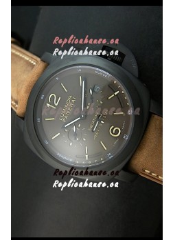 Panerai PAM365 L’Astronomo Luminor 1950 GMT Equation of Time Watch Brown Dial PVD