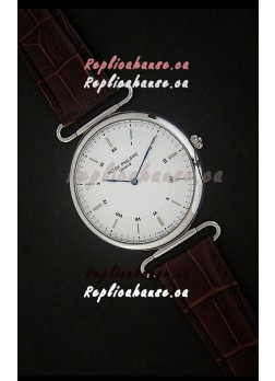 Patek Philippe Calatrava Japanese Quaartz Watch in Steel