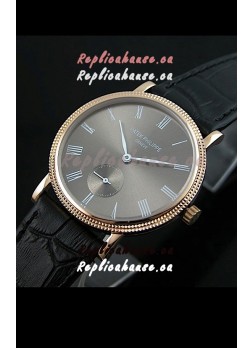 Patek Philippe Calatrava Japanese Mens Watch in Grey Dial