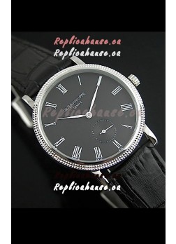 Patek Philippe Calatrava Japanese Mens Watch in Black Dial