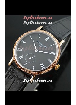 Patek Philippe Calatrava Japanese Mens Watch in Grey Dial