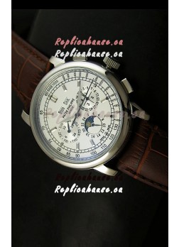 Patek Philippe Complications Japanese Replica Watch in White Dial