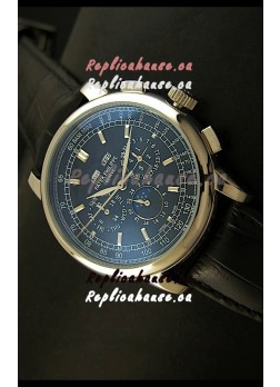 Patek Philippe Complications Japanese Replica Watch in Black Dial