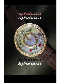 Piaget Altiplano Ultra-Thin Swiss Quartz Movement Ladies watch with Brown Strap