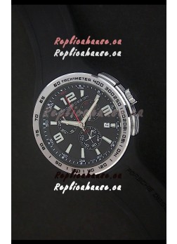 Porsche Design Flat Six P'6320 Japanese Watch in Black