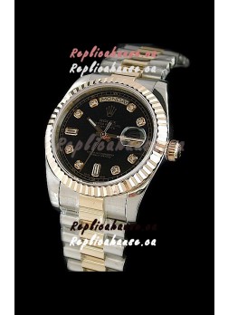 Rolex Day Date Japanese Watch in Two Tone