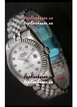 Rolex Datejust Oyster Perpetual Superlative ChronoMeter Japanese Replica Watch in Diamond Markers