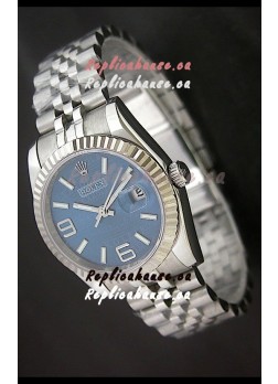 Rolex DateJust Replica Mens Watch in Blue Dial