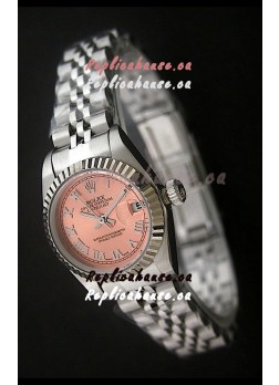 Rolex Datejust Oyster Perpetual Superlative ChronoMeter Japanese Watch in Orange Dial