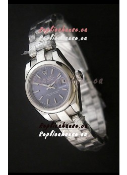 Rolex Datejust Oyster Perpetual Superlative ChronoMeter Japanese Watch in Blue Dial