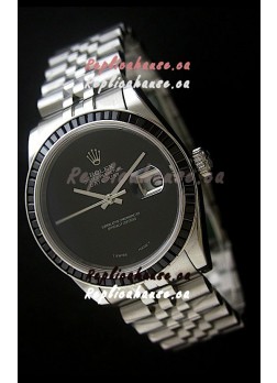 Rolex Datejust Japanese Replica Automatic Watch in Black Dial