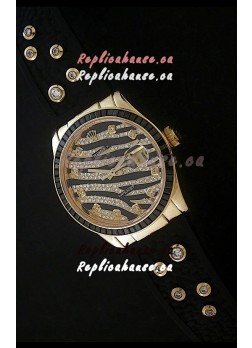 Rolex DateJust Gold Diamond Japanese Replica Watch