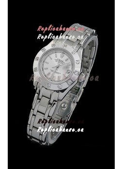 Rolex Datejust Ladies Japanese Replica Ladies Watch in Silver White Dial