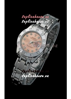 Rolex Datejust Ladies Japanese Replica Ladies Watch in Brown Dial