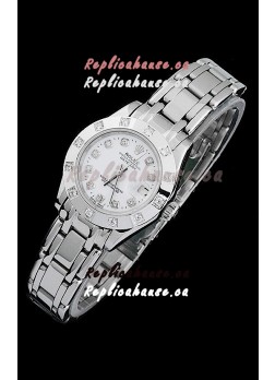 Rolex Datejust Ladies Japanese Replica Ladies Watch in Diamond Markers