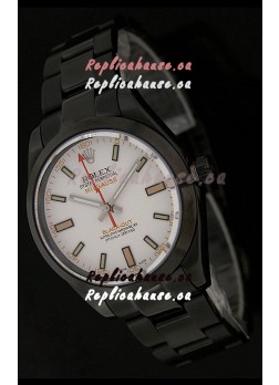 Rolex White Milgauss Black-Out Swiss Replica Watch