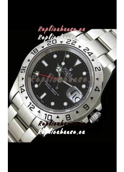 Rolex Explorer II Japanese Replica Automatic Watch in Black Dial