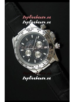 Rolex Daytona Japanese Replica Steel Watch in Silver Subdials