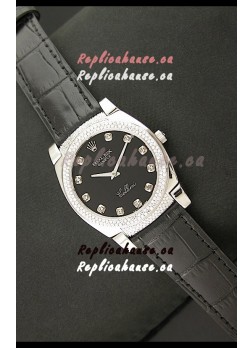 Rolex Cellini Japanese Replica Watch in Diamond Hour Markers