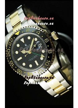 Rolex GMT Masters II Two Tone Swiss Replica Watch - SuperLuminous Hour Markers