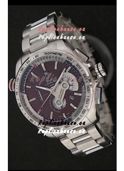 Tag Heuer Grand Carrera Calibre 36  Swiss Chronograph Watch in Brown Dial