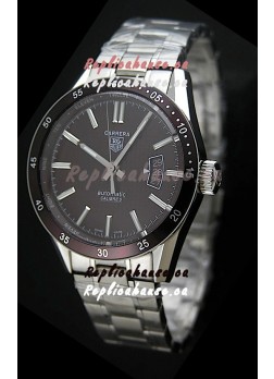 Tag Heuer Carrera Calibre 5 Swiss Replica Watch in Brown Dial