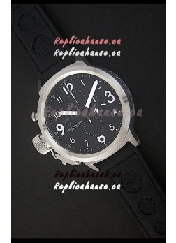 U-Boat Flightdeck Watch in Black Dial