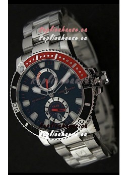 Ulysse Nardin Maxi Marine Diver Swiss Watch in Black Dial
