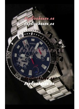 Ulysse Nardin Maxi Marine Swiss Watch in Black Dial
