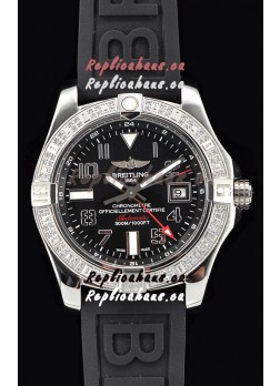 Breitling Avenger Steel GMT Swiss Watch 1:1 Ultimate Edition - Black Dial