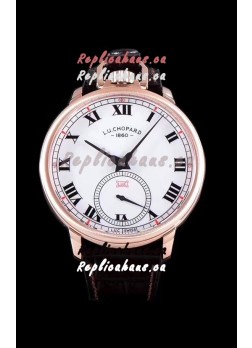 Chopard Louis-Ulysse The Tribute Rose Gold White Dial Swiss Watch