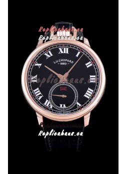 Chopard Louis-Ulysse The Tribute Rose Gold Black Dial Swiss Watch