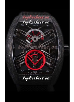 Franck Muller Vanguard Skeleton Tourbillon Swiss Replica Watch
