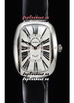 Franck Muller Galet Ladies Swiss Quartz Black Strap Watch
